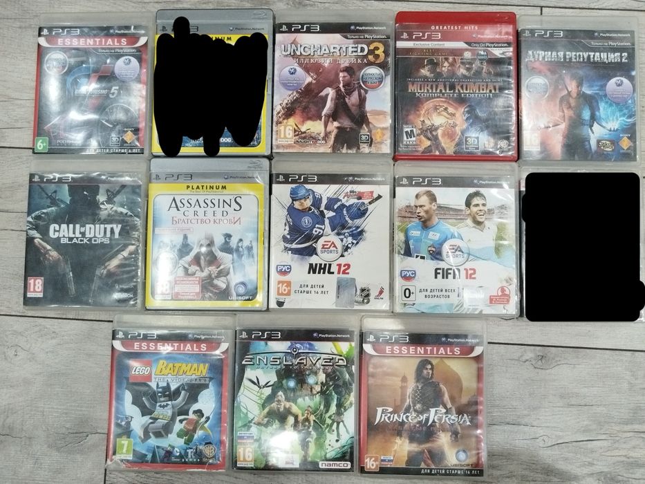 Диски на PlayStation 3