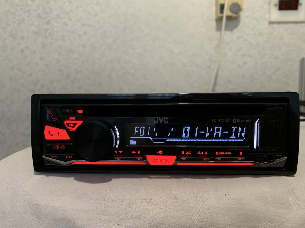 Авто Cd JVC Bluetooth