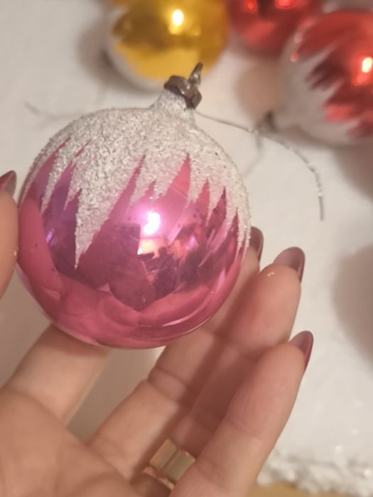 Lot globulețe vechi din sticla