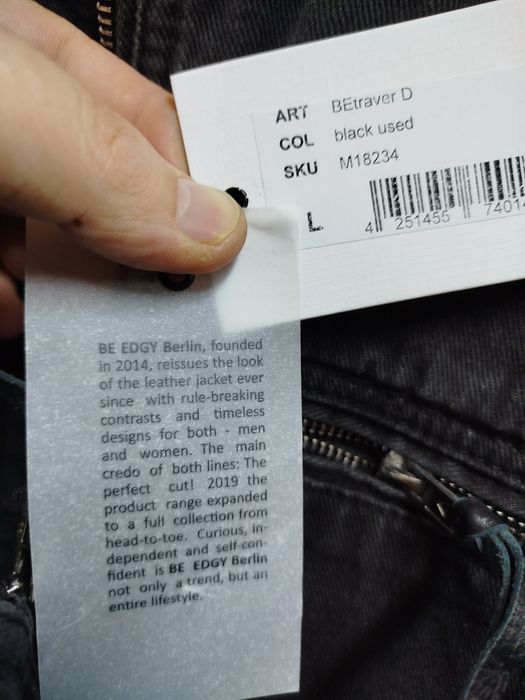 Оригинално дънково яке риза Be Edgy Berlin M , L , XL ново мъжко