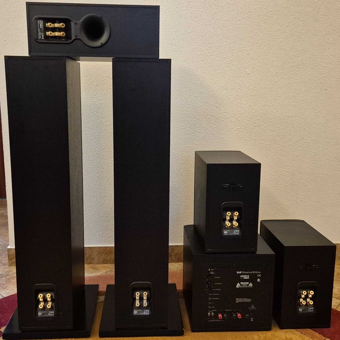 Sistem boxe 5.1 Bowers & Wilkins 600 Series S1, negre, stare F. BUNA