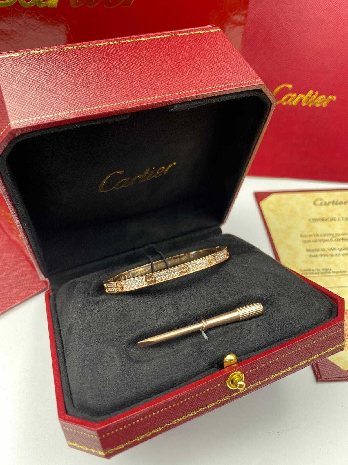 Brățară Cartier Slim 16 Rose Gold 18K Diamond