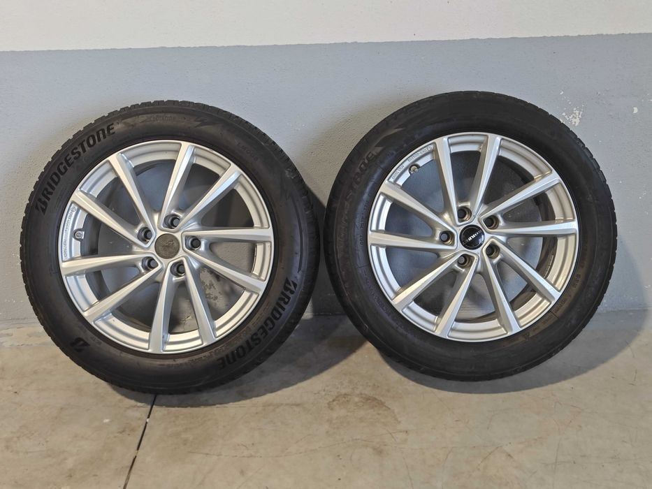 Roti/Jante 17 cu anvelope de iarna 205/60R17 BMW X1 X2 MINI 7J ET 47