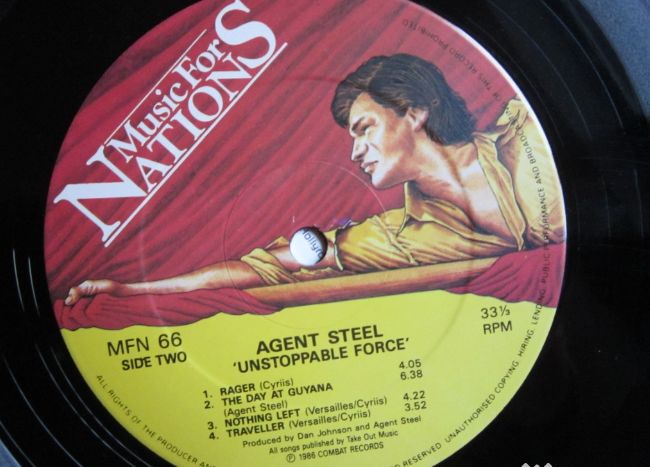 vinil Agent Steel Unstoppable Force,Mad Locust Rising UK & Holland