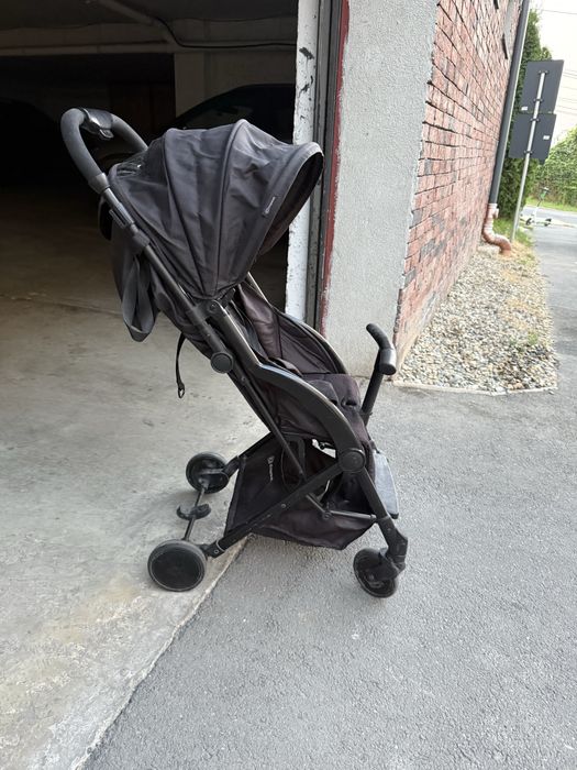 Carucior sport Kinderkraft Pilot, de la nastere, Negru