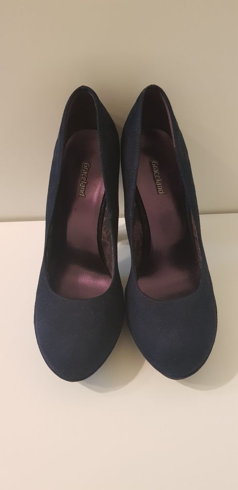 Pantofi de piele intoarsa Graceland 38