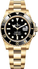 Часовник Rolex Submariner Date Black Dial 18K Yellow Gold 40