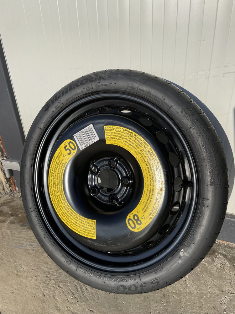 Rezerva slim Audi A4 A5 A6 A7 Originala Noua Bmw x1 G30 5 x112 R 19