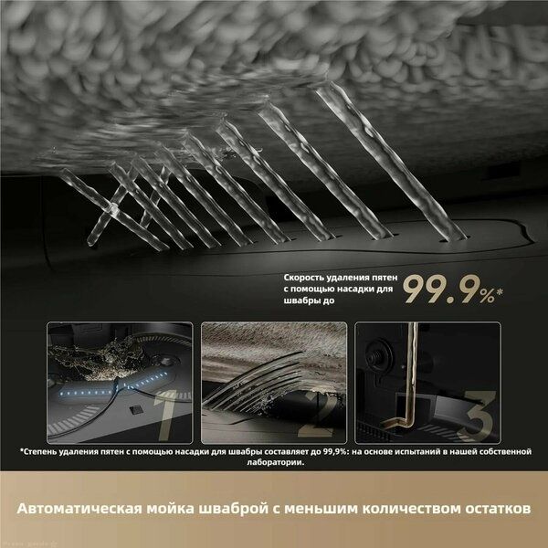 Робот-пылесос Dreame X50 Ultra, сухая и влажная уборка, голосовое упра
