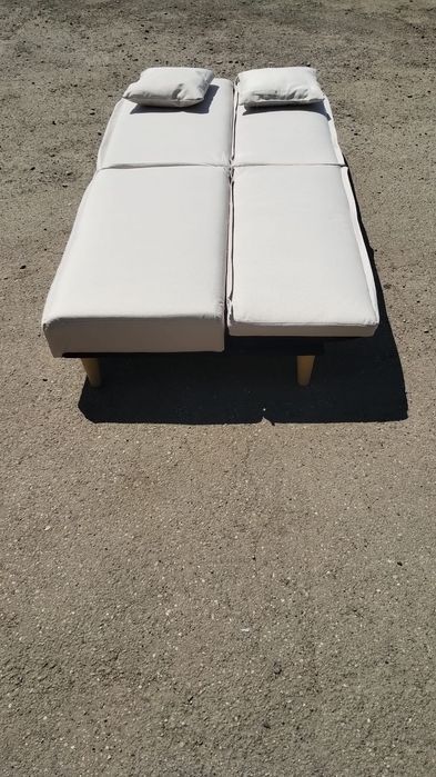 Canapea extensibila crem 190cm