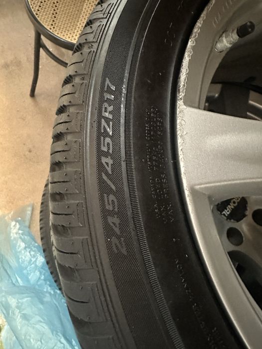 Jante 17’ cu Anvelope 245/45/R17 Hankook All-Season Dot 2023