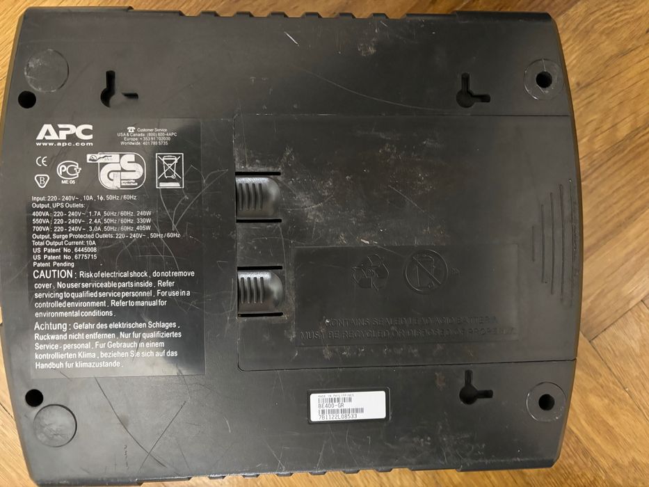 Sursa APC Back-UPS ES 400 cu 8 Prize Schuko si Baterie Buna