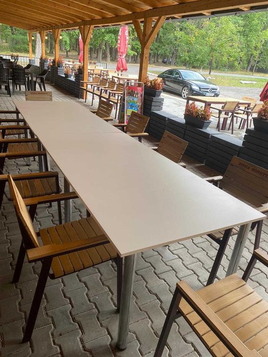 Vand masa bucatarie , picioare de inox 2m pe 1m