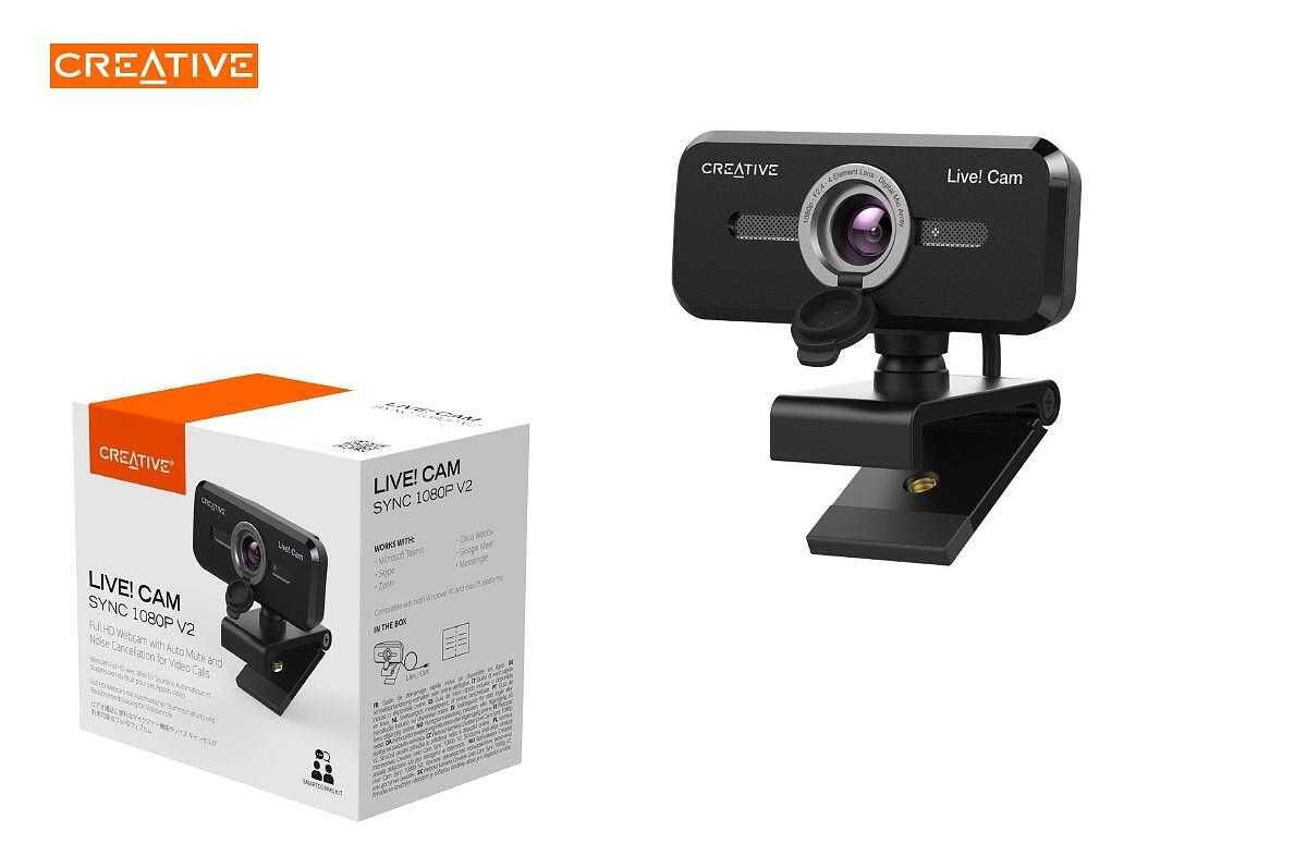 Creative Live! Cam Sync 1080P Web камера с микрофон