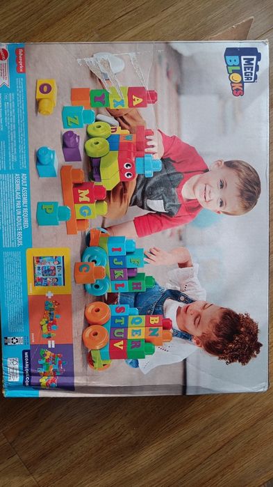Mega Bloks trenulețul cu litere