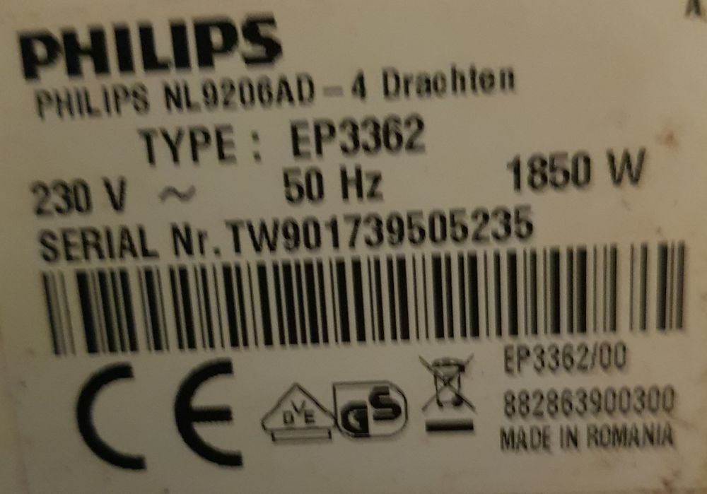 Expresor cafea Philips EP 3362