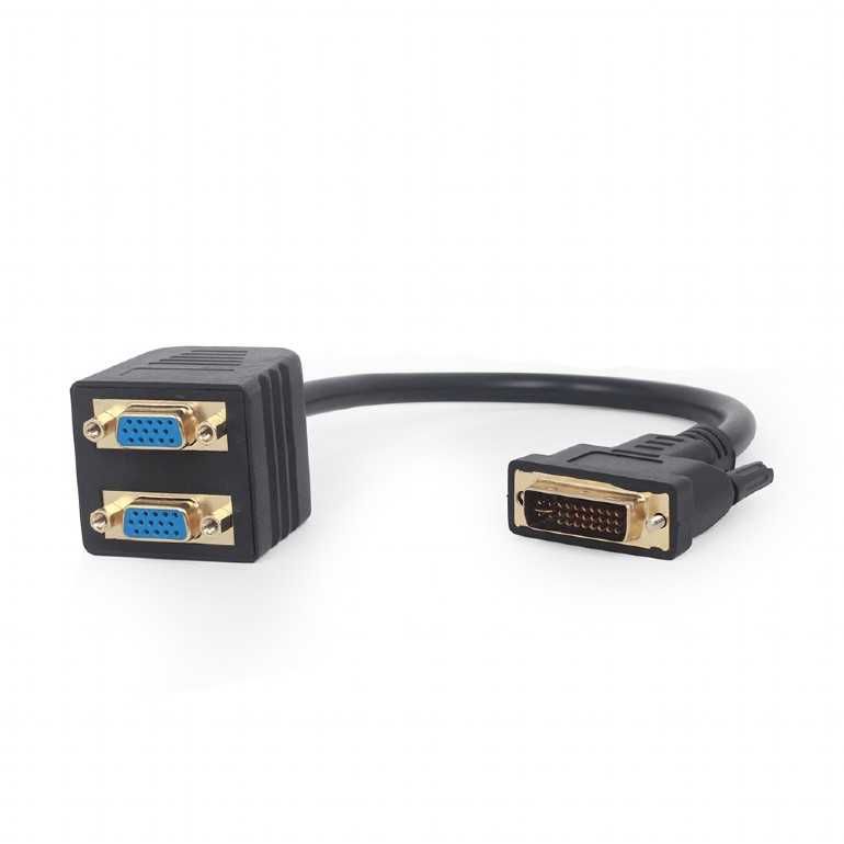 Переходник DVI-I — 2 x VGA