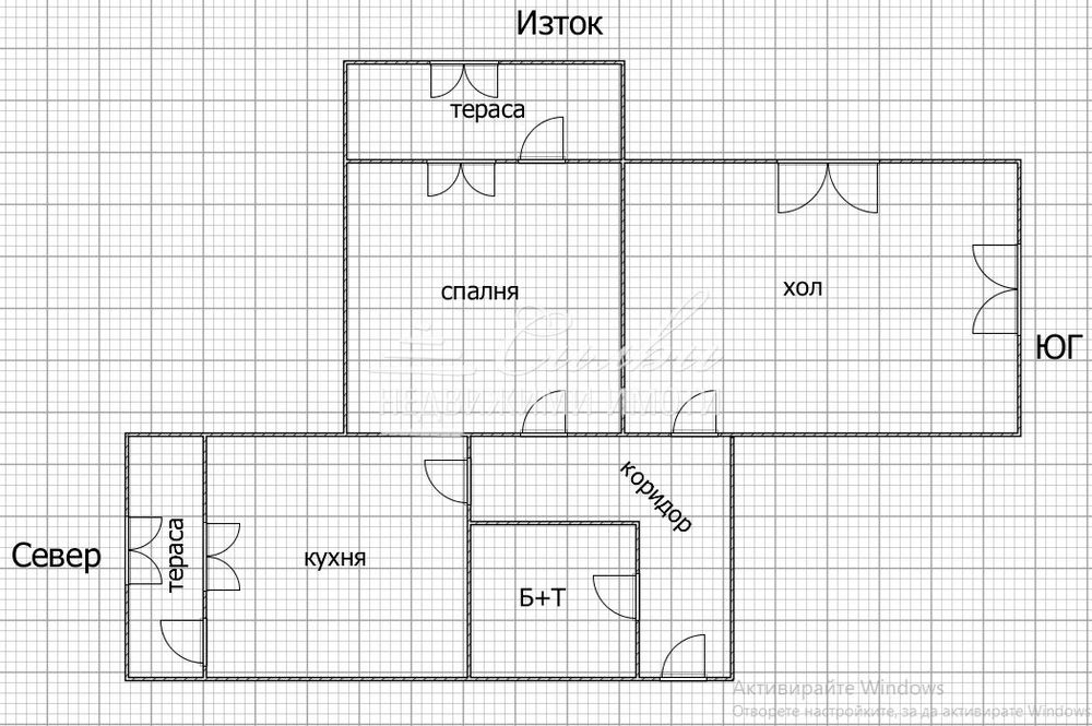 Двустаен апартамент - кв. Тракия!