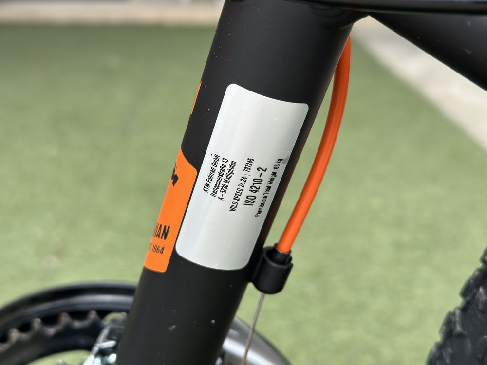 Алуминиев велосипед KTM 24”