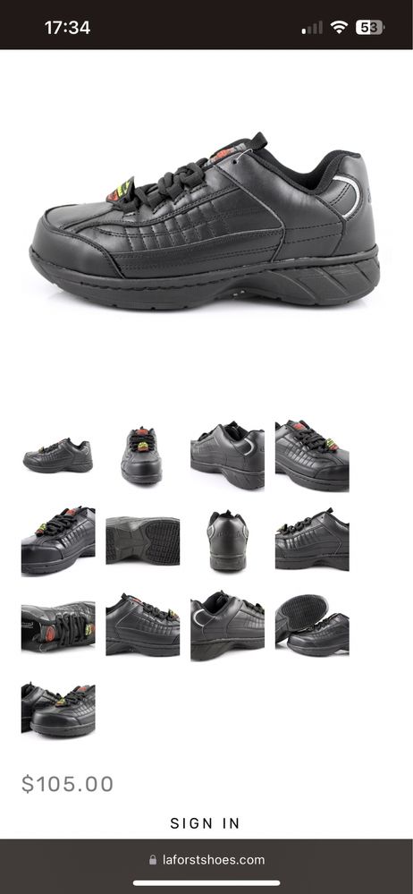 LaForst safety toe shoes bocanci munca 42 noi