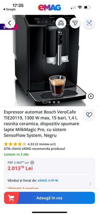 Expresor automat Bosch