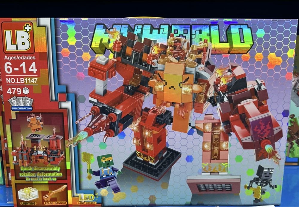 Конструктор Майнкрафт 479 части Minecraft