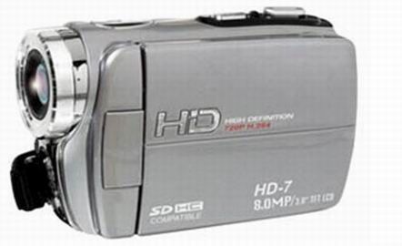 Цифровая видео камера HD-7 DV camera 8.0 MP 3.0 TFT LCD