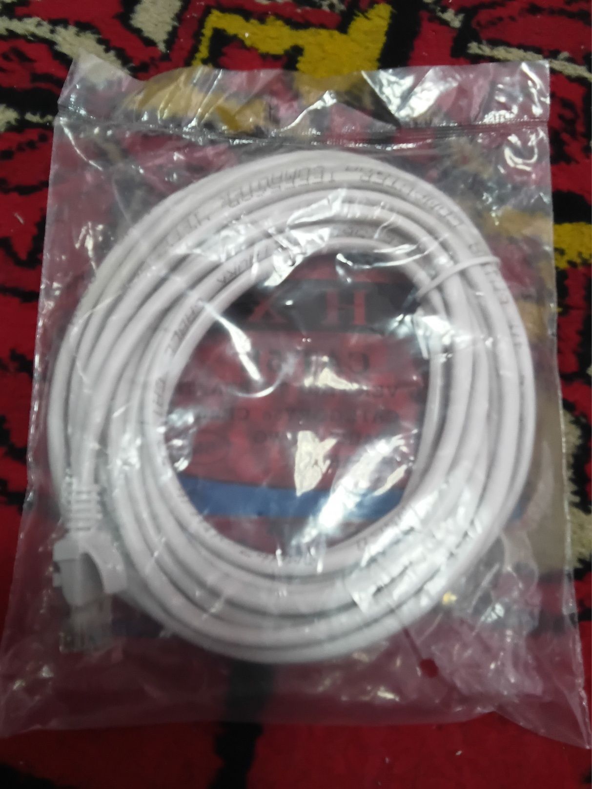 Новый 5 метров длиной патчкорд шнур LAN RG45
