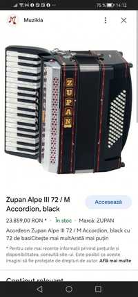 Vând acordeon nou