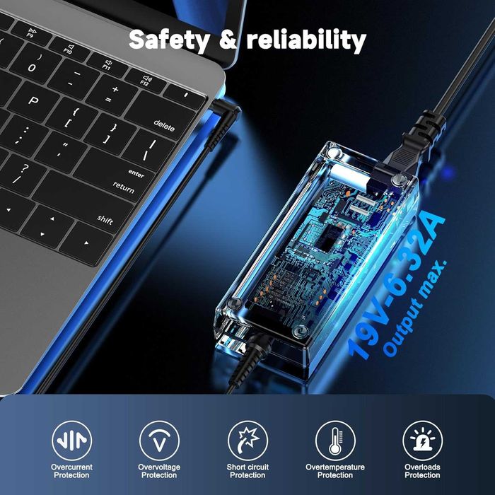 Incarcator pentru ASUS VivoBook Pro, Rog, 120W, 19V 6.32A, 5.5x2.5 mm