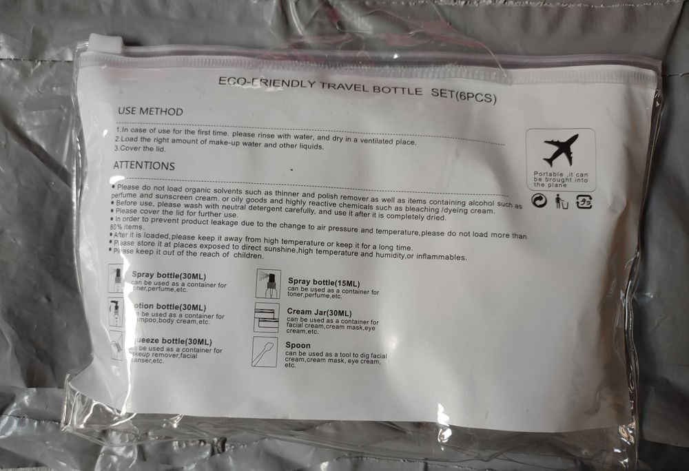 Set recipiente calatorie