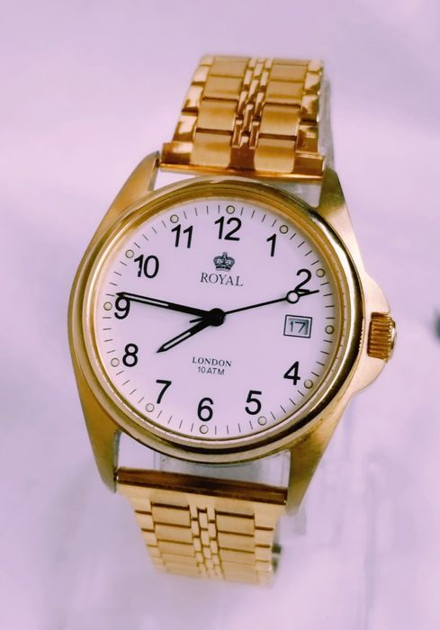 Ceas de damă Royal London cu quartz, carcasă din oțel inoxidabil.