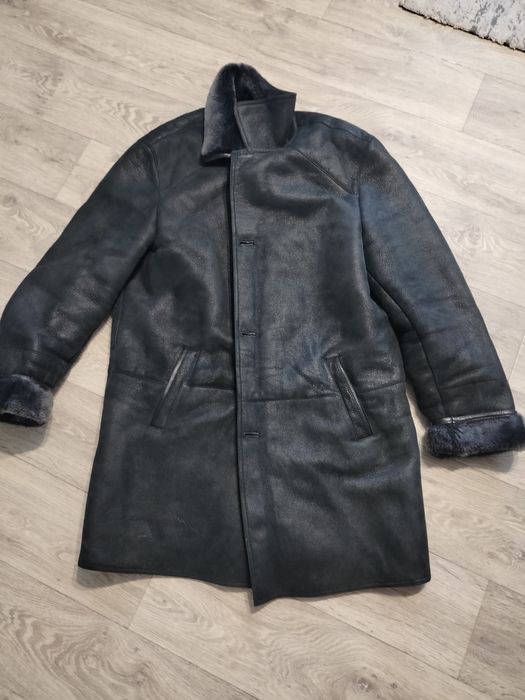 Дубленка, мужская, натуральная, новая, р-р 56.
