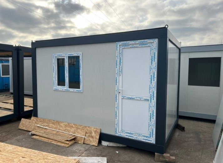 Container modular birou cabină de pază monobloc