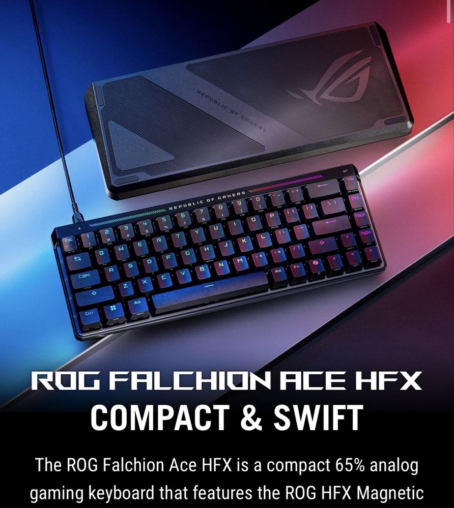 Клавиатура магниты ROG Falchion Ace HFX