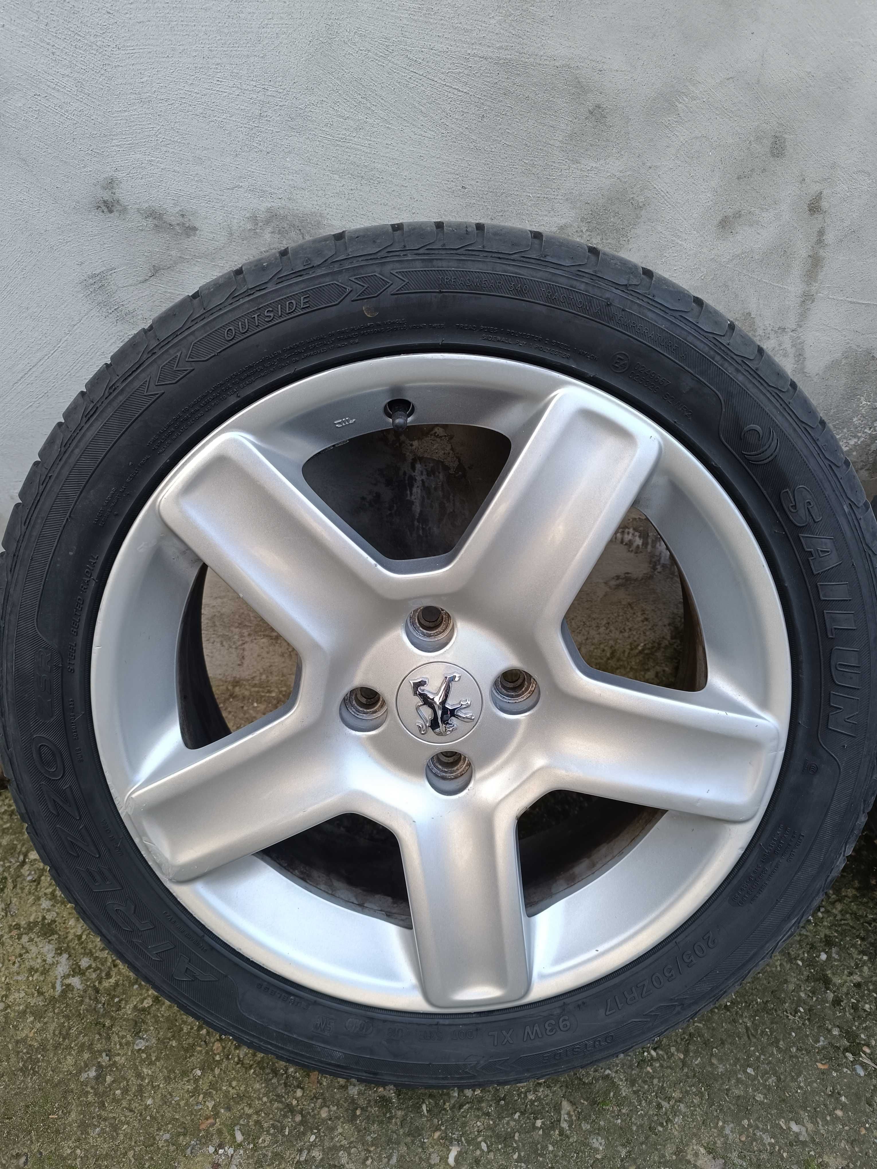 Джанти с гуми 17" Peugeot