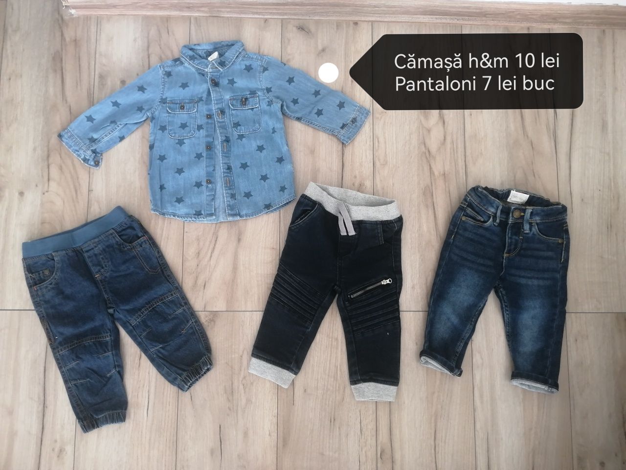 Haine bebe mărime 68 și 74,pantaloni,body,bluze