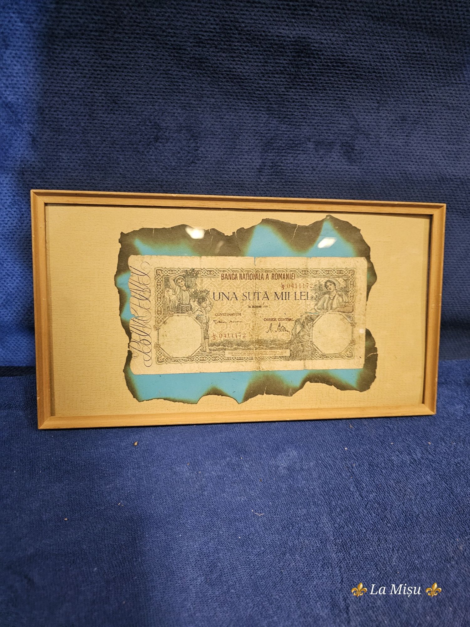 Tablouri cu bancnote vechi