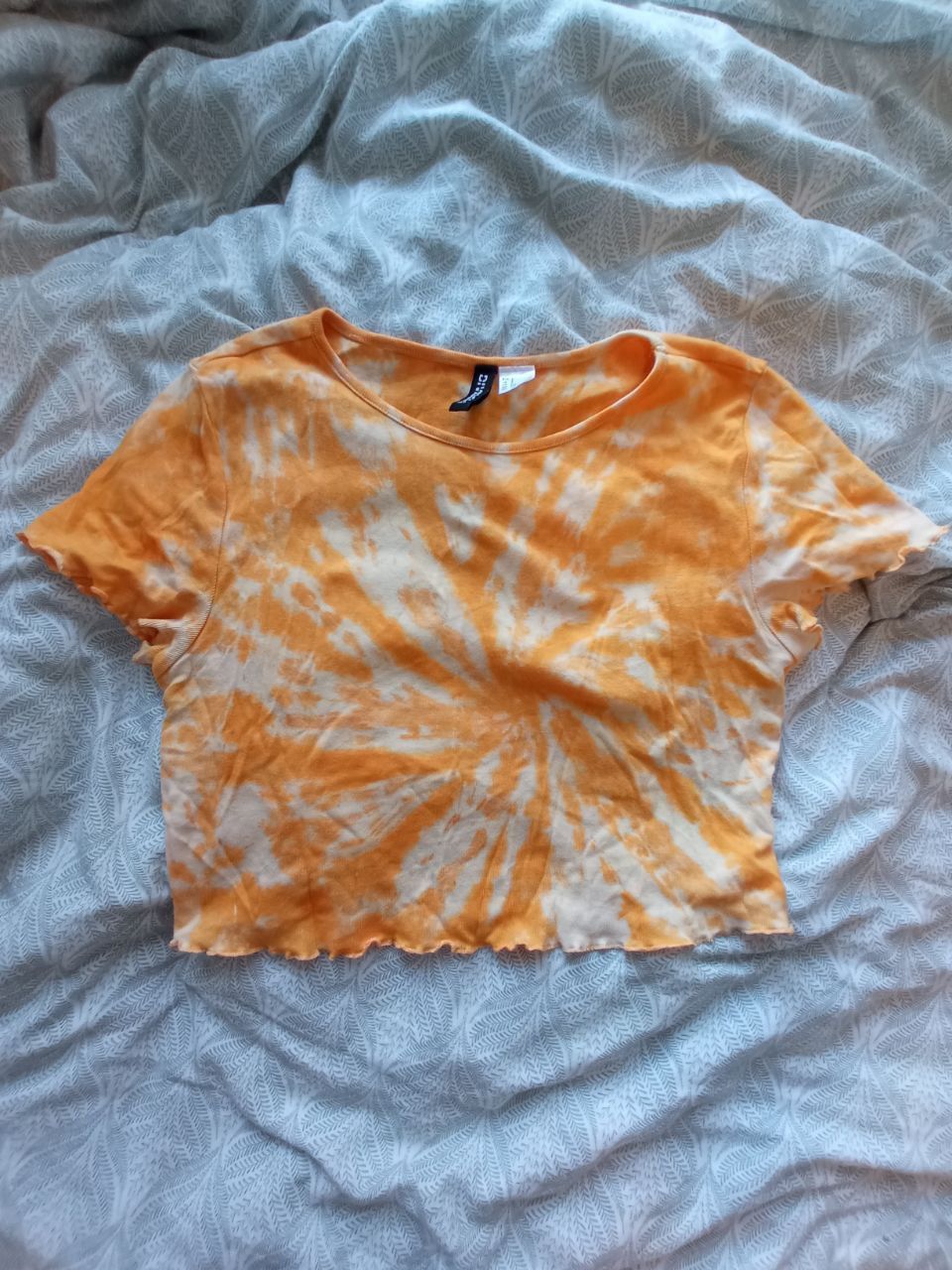 Tie-dye кроп топ H&M