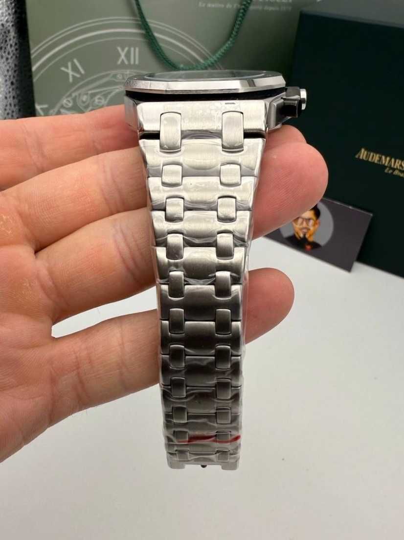 Audemars piguet offshore сребристо/черно 44mm