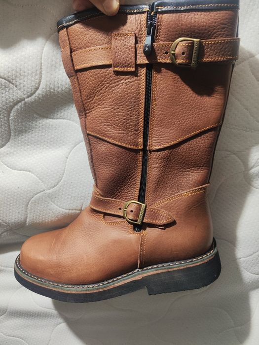 Сапоги мужские кожаные натуральные