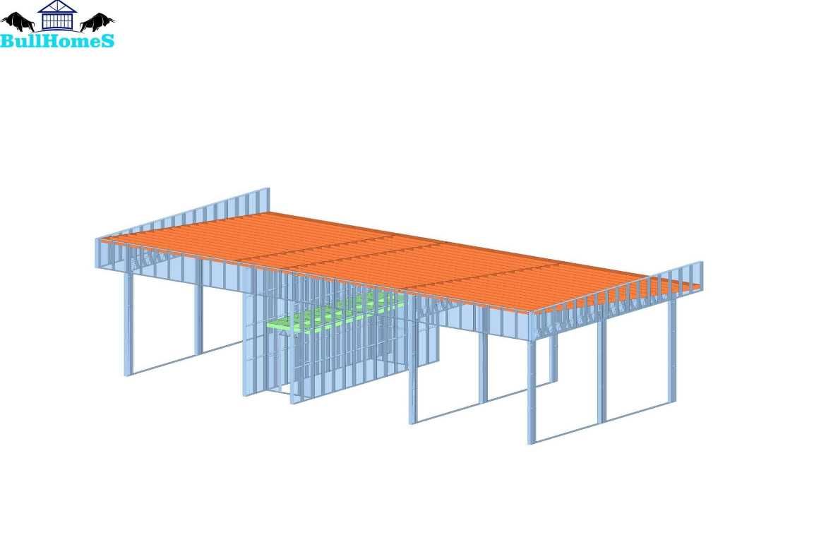 Конструкция за Автомивка 140м² - 17.14m x 8.16 m