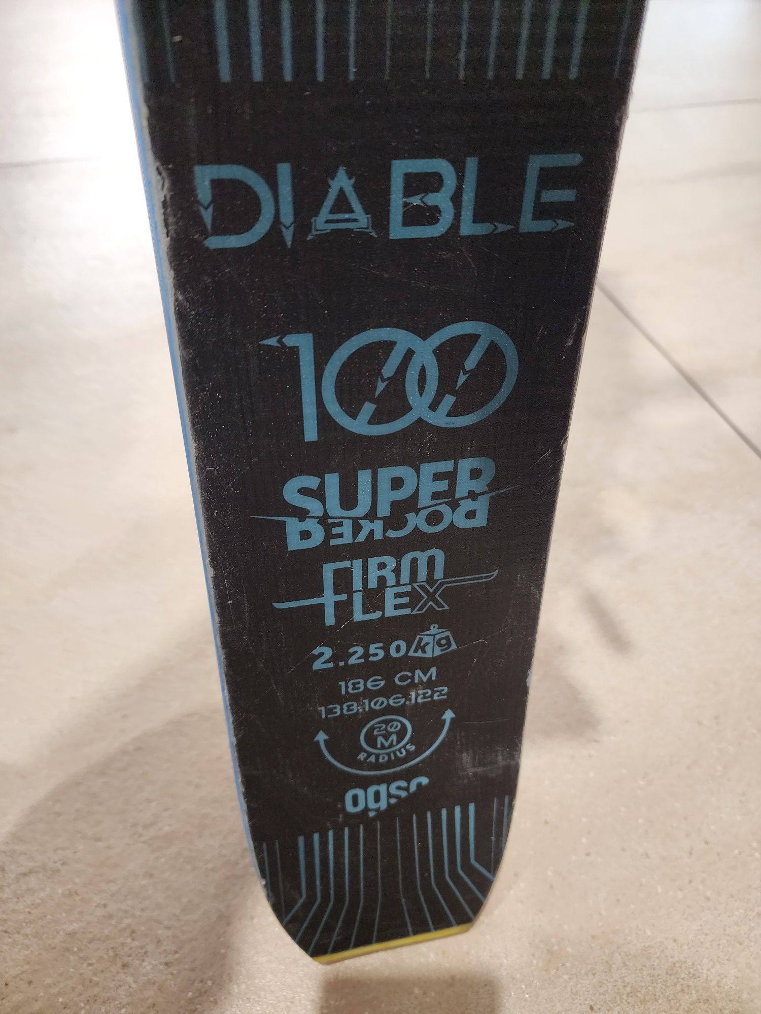 Лыжи Ogso Diable 100 SR/ML 184 см с креплениями Atack 14