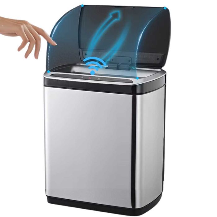 Cos de gunoi inteligent, cu senzor automat infrarosu, Capacitate 20 l,