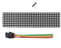 Arduino Max7219 - led dot matrix rosu