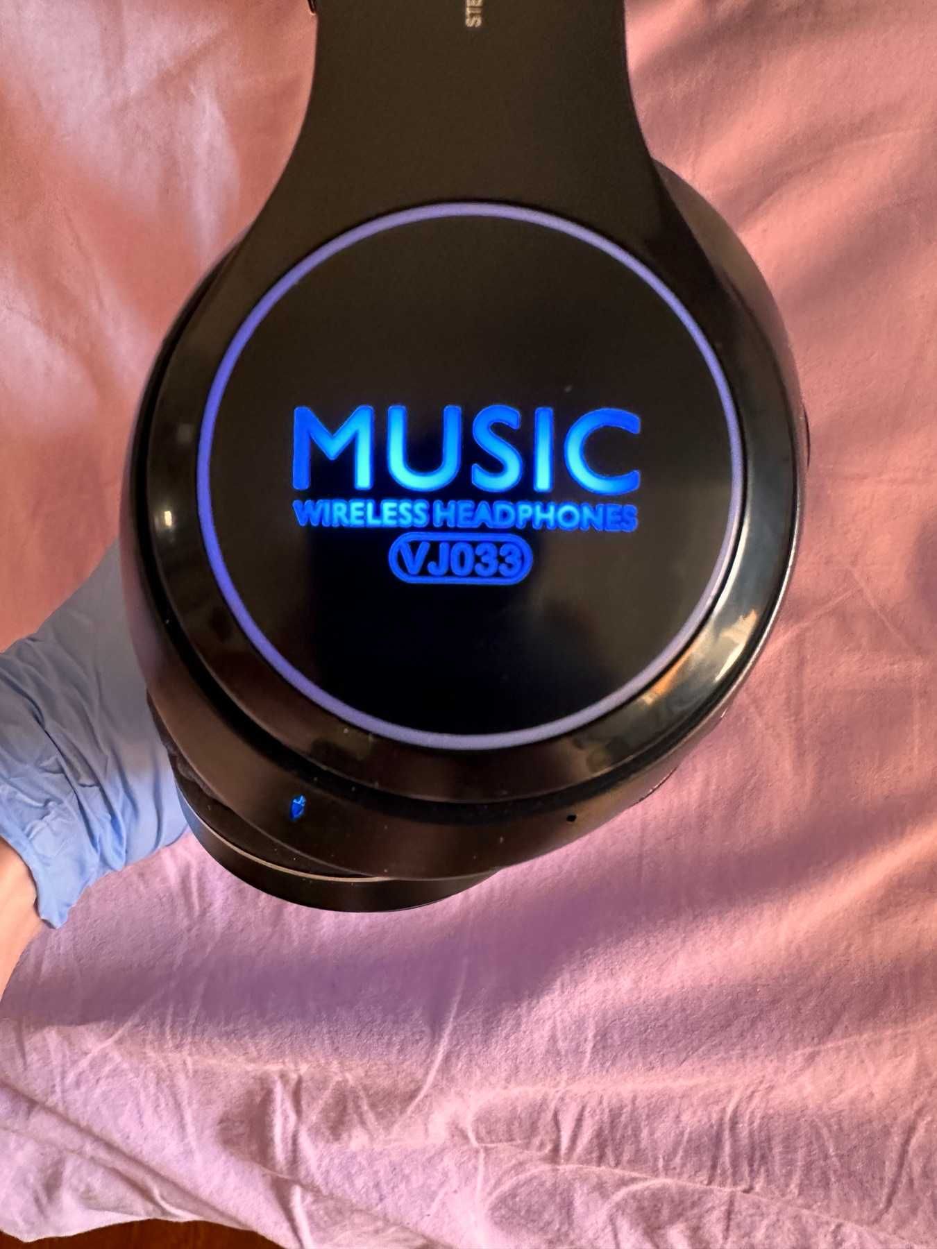 Мултифункционални слушалки VJ033, Bluetooth, FM,MP3,микрофон,mSD