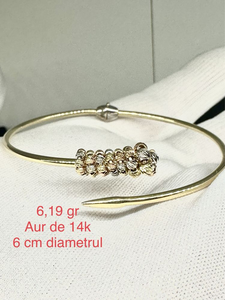 Bratara dama fixa di aur de 14 k