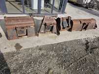 Lot 4 cupe cu cupla rapida Arden buldoescavator Fermec/ Terex