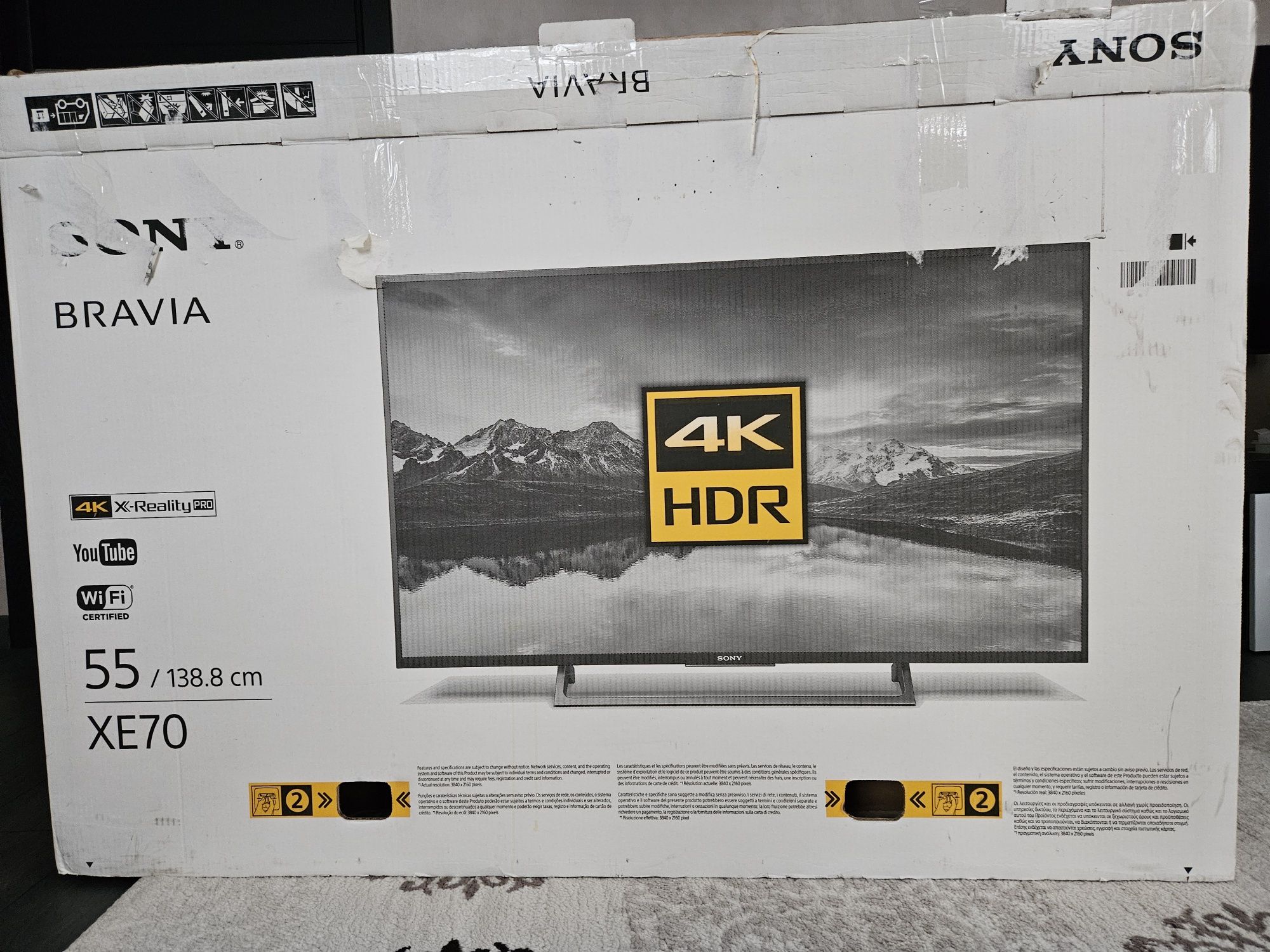 Smart TV Sony Bravia 139 cm 4K UHD