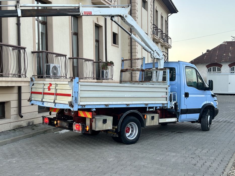 Iveco daily 65c17 basculabil trilateral cu macara(gru)